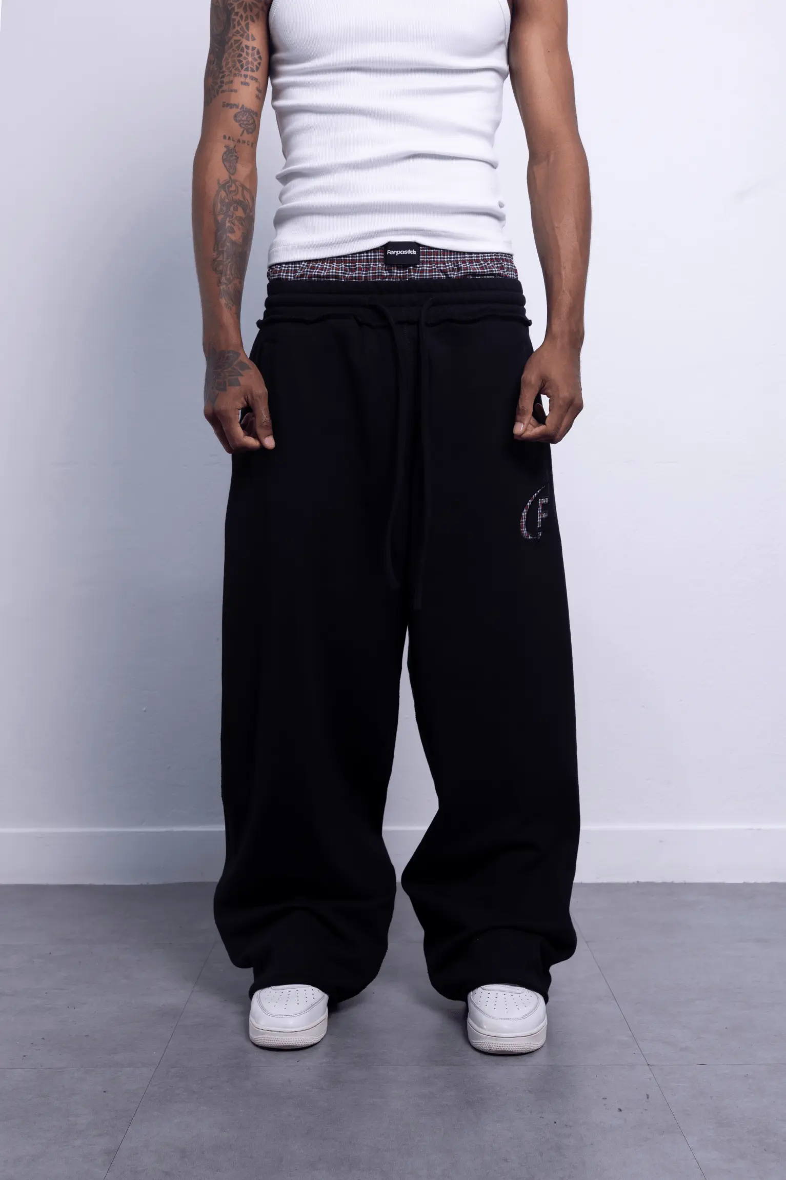 SWEATPANTS DOUBLE WAISTED