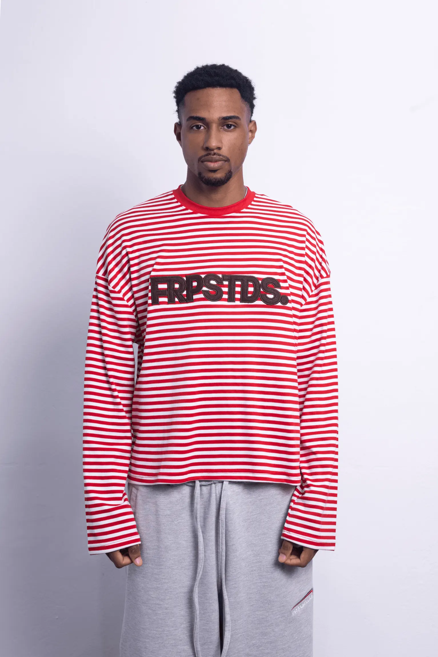 LONG SLEEVE STRIPED RED