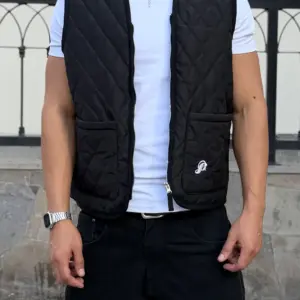 VEST DIAMOND PADDED FULL BLACK